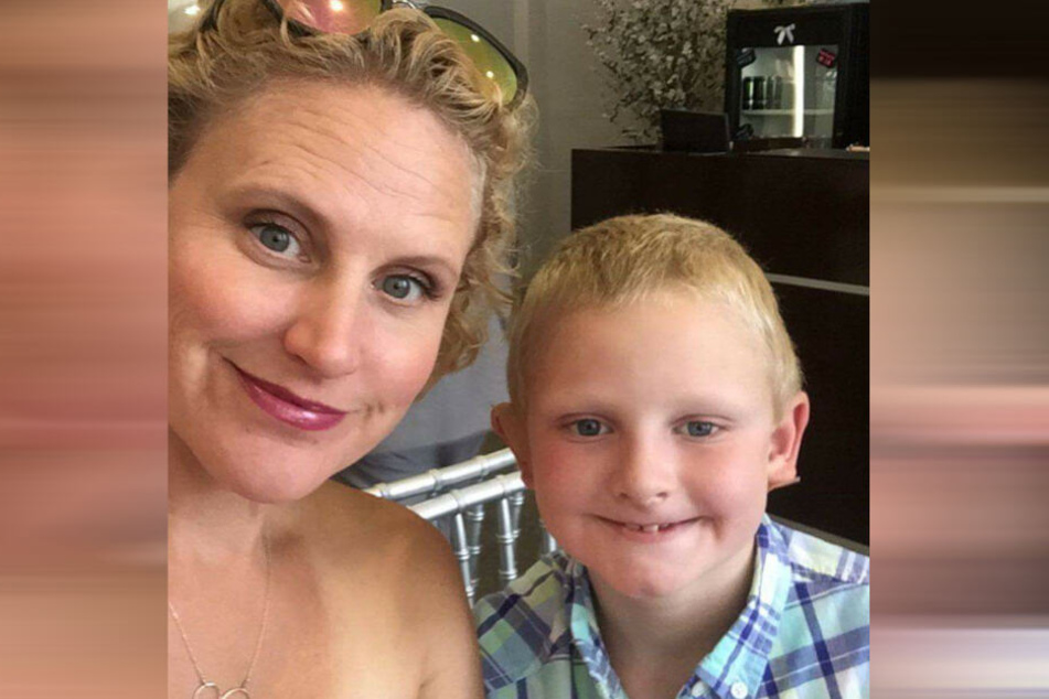 Loren (44) und ihr Sohn Kline McCormack (10).