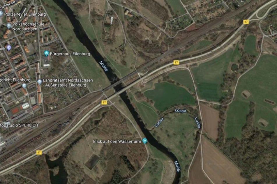 Der Vorfall ereignete sich auf Höhe der Muldenbrücke.