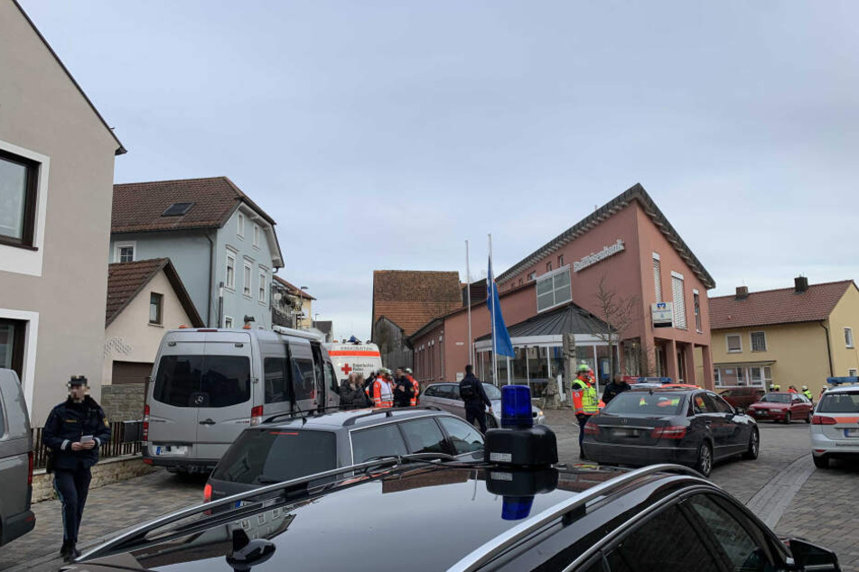 Der Mann wurde in der unterfränkischen Ortschaft Kürnach gesichtet.