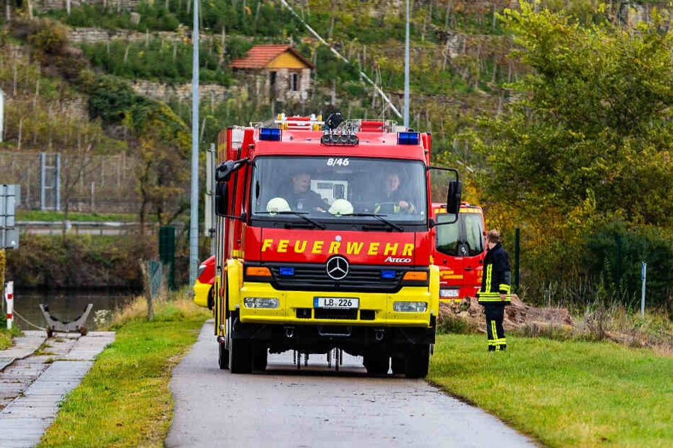 Die Feuerwehr war auch vor Ort.