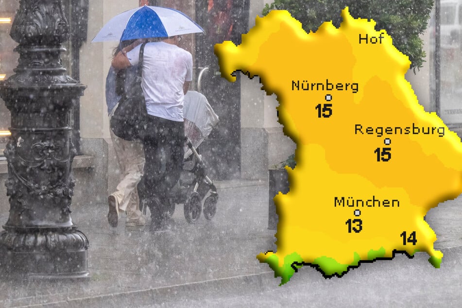 Regen, Regen, Regen - so lautet die Prognose für den Freistaat. An den Alpen werden bis einschließlich Dienstag große Niederschlagsmengen erwartet. (Symbolbild)