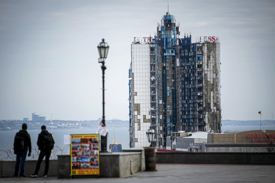 Odessa wurde mit einem Schwall von Raketen beschossen.