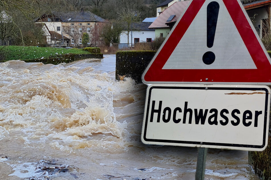 Hochwasser in Bayern: Starker Regen überschwemmt Nordfranken