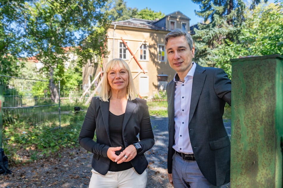 Anja Lange (45) und Baubürgermeister Stephan Kühn (46, Grüne) haben große Pläne.