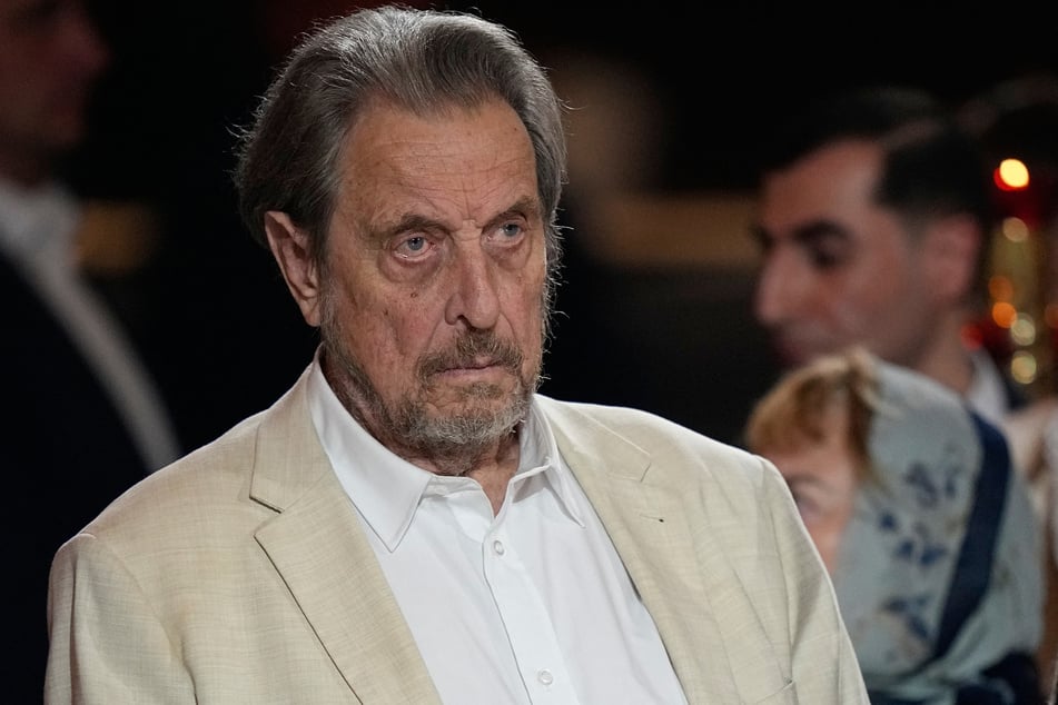 Errol Musk attends the Orthodox Easter service at the Cathedral of Christ the Saviour in Moscow on April 12, 2026.