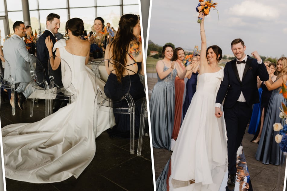 Im Vorfeld fand ein aufwändiges Fotoshooting statt. Das Motto ist klar: Hochzeit.