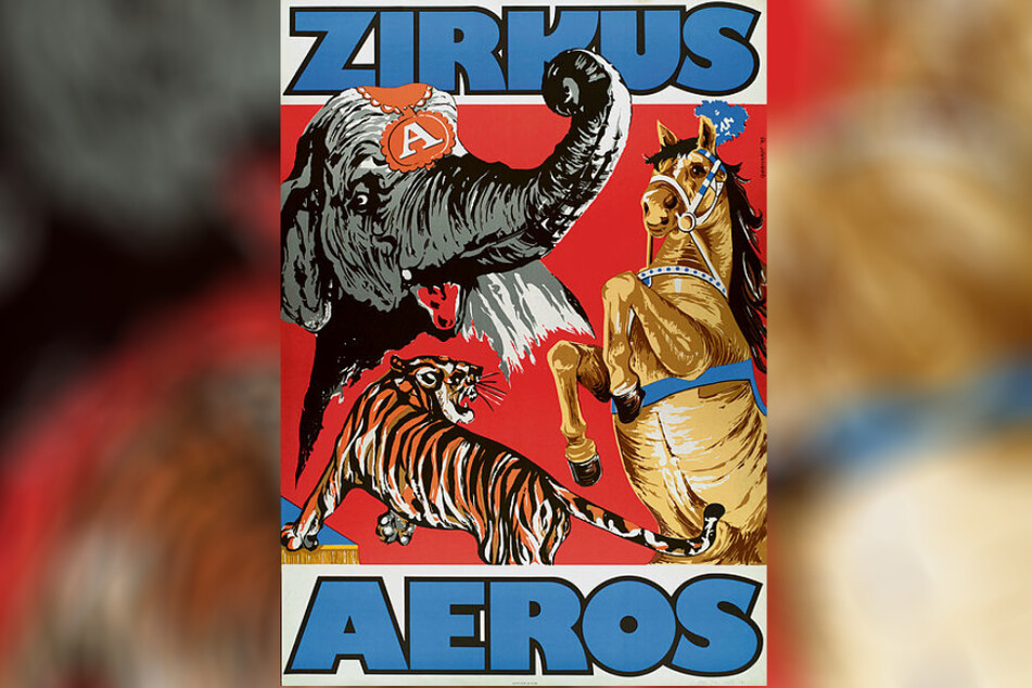 Ein Plakat des Zirkus Aeros von 1987.