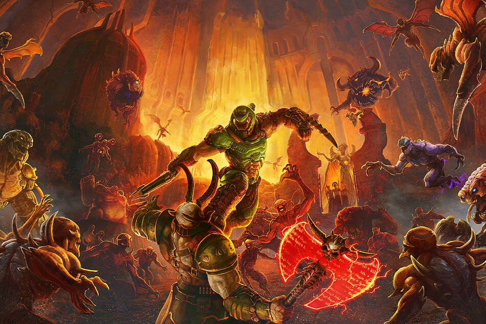 Rip and tear until it's done – in the Doom games and in the movie!