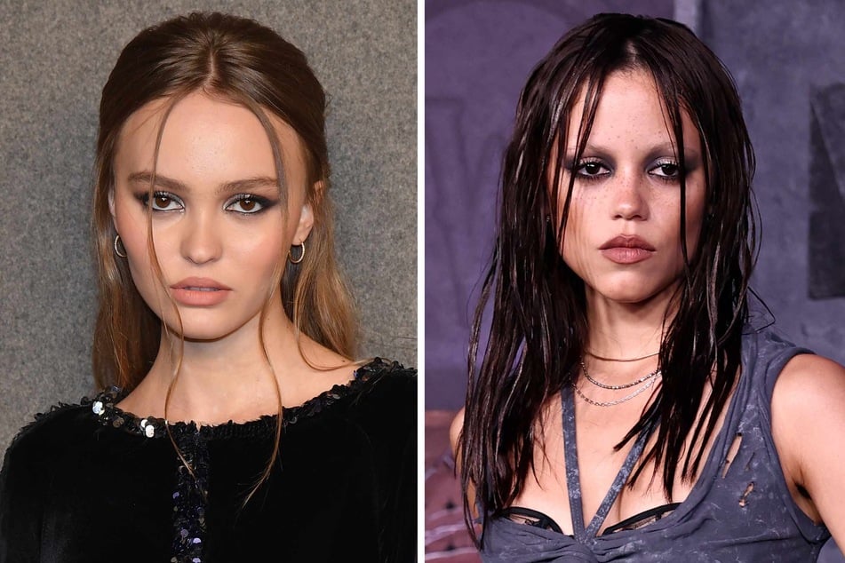 It Girl actors like Jenna Ortega (r.) and Lily-Rose Depp (l.) are the poster children for this look