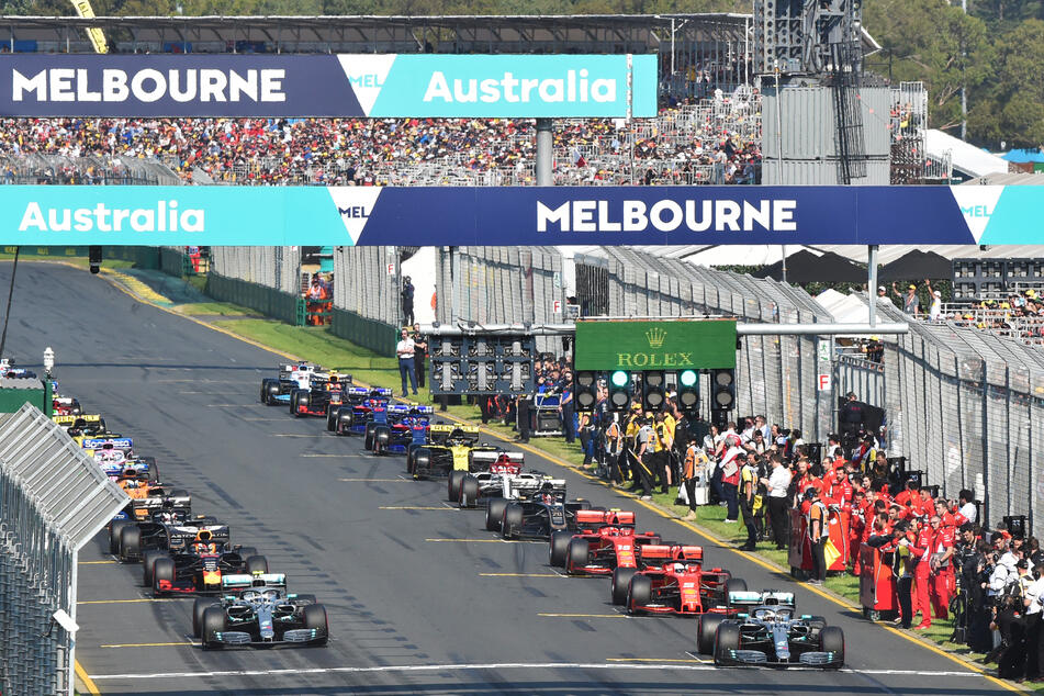 Das Grand-Prix-Rennen 2019 in Australien auf dem Albert Park Grand Prix Circuit in Melbourne.