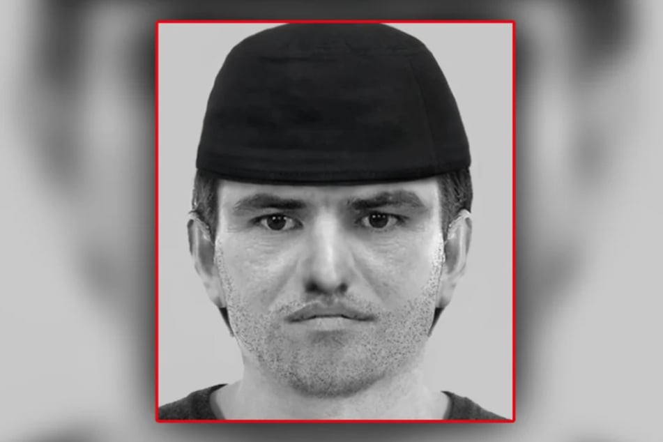 Mit diesem Phantombild fahndet die Polizei Viersen nach dem Mann, der die Frau in dem Maisfeld angegriffen hat.