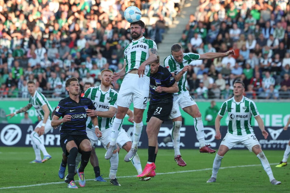 Hertha BSC hatte gegen Preußen Münster in der Vorsaison nicht viel zu melden.