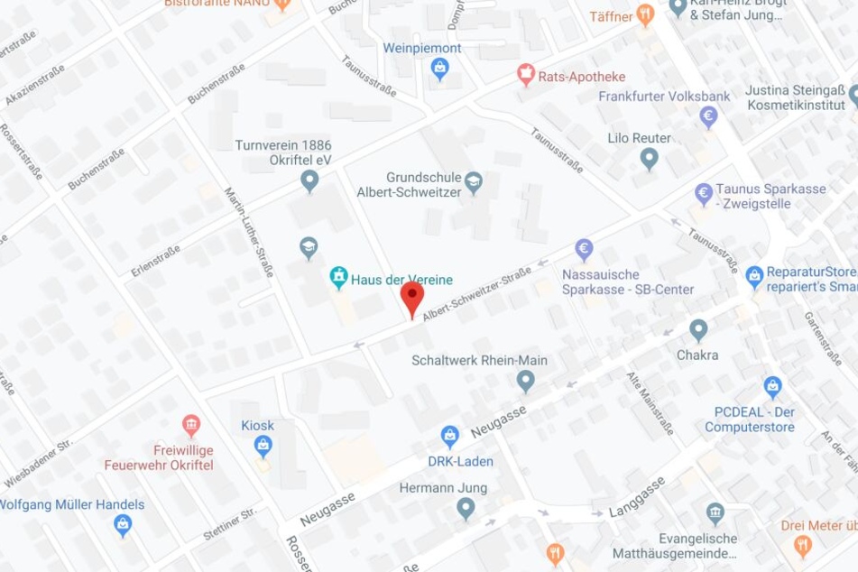Der Vorfall ereignete sich im Bereich der Okrifteler Albert-Schweitzer-Straße.