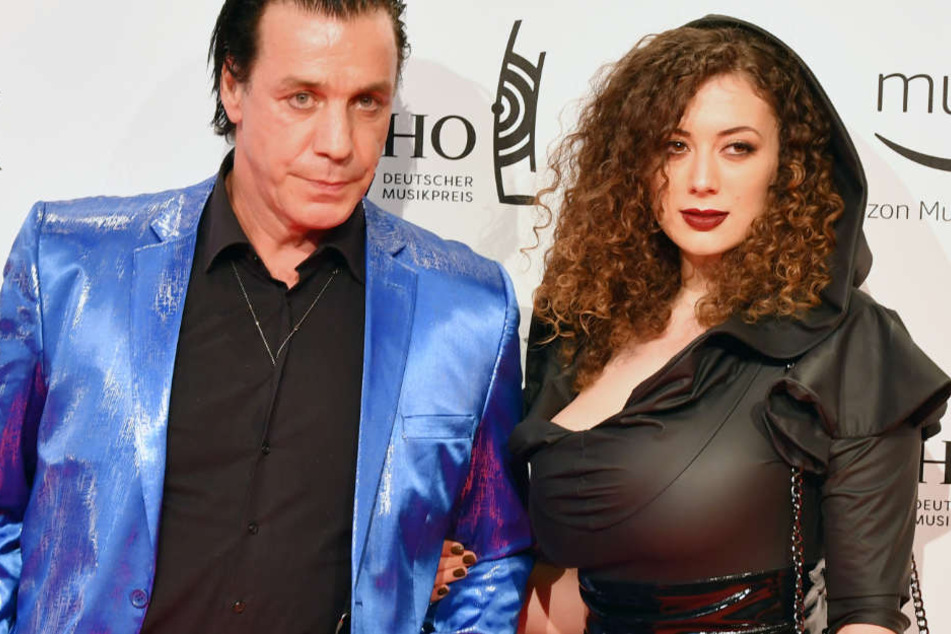 Till Lindemann und seine damalige Freundin Leila Lowfire beim Echo 2017.