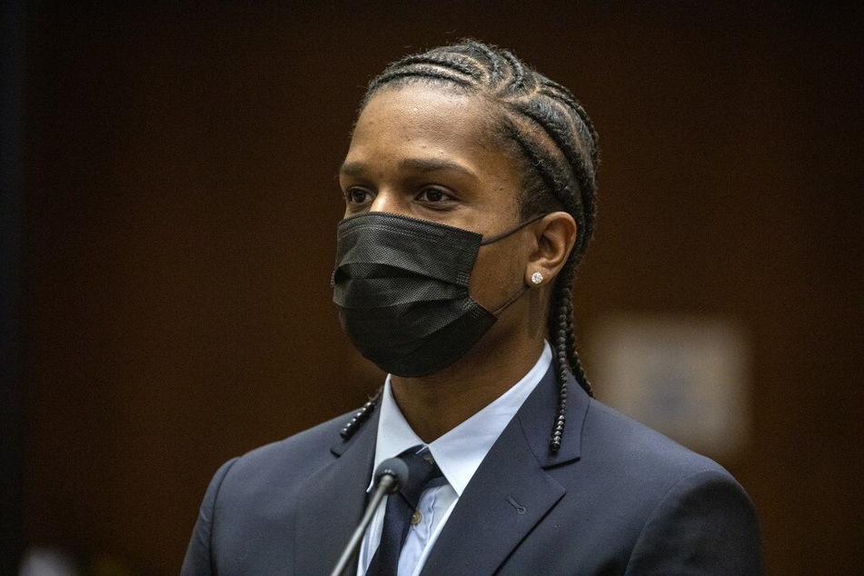 A$AP Rocky appeared in an LA court on Wednesday to enter his pleas.