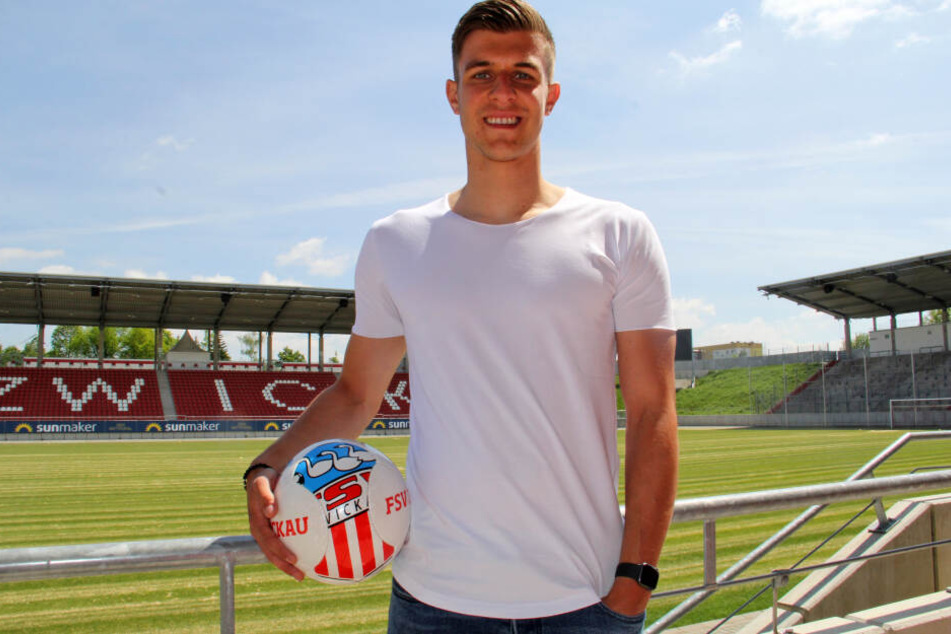 Maurice Hehne hat bei Zwickau einen Vertrag bis Ende Juni 2020 unterschrieben.
