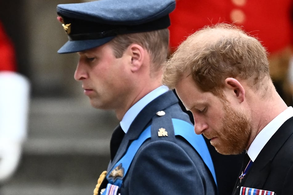 Royal experts are not confident that Harry (r.) and William will be able to bury the hatchet soon.