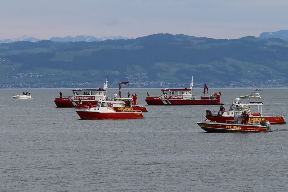 Hunderte Helfer suchten am vergangenen Montag den Bodensee ab. (Symbolbild)