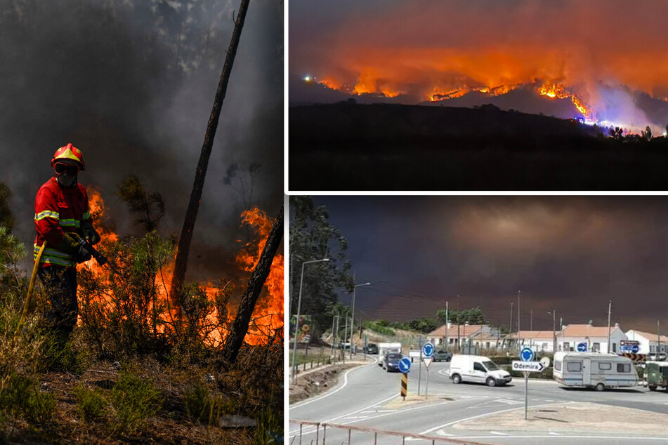 Nach Extrem-Hitze brennen in Portugal die Wälder: Behörden holen Hunderte Touristen aus ihren Hotels