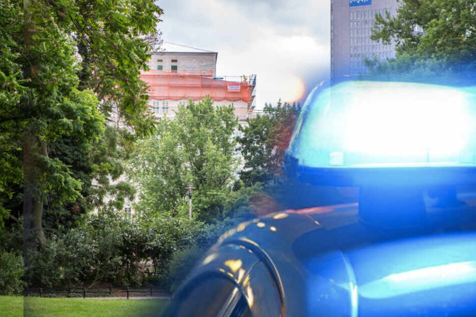 Im Schwanenteich vor der Leipziger Oper ereignete sich die Tat. (Bildmontage)