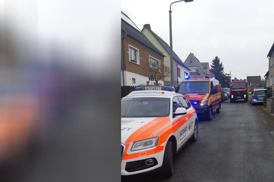 Die Feuerwehr und die Polizei rückten an.