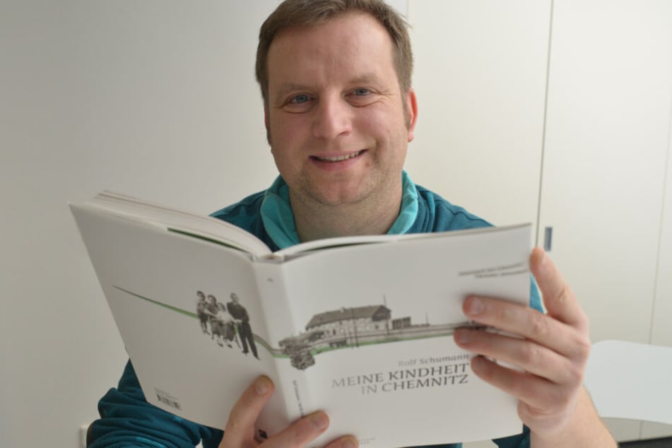 Verleger Christian Wobst (39) liest am Donnerstag aus dem Buch "Meine Kindheit in Chemnitz".