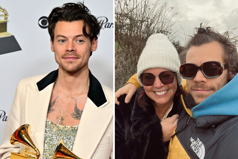 Anne Twist (c), the mother of pop star Harry Styles, dished about how fame has impacted her son in a new interview.