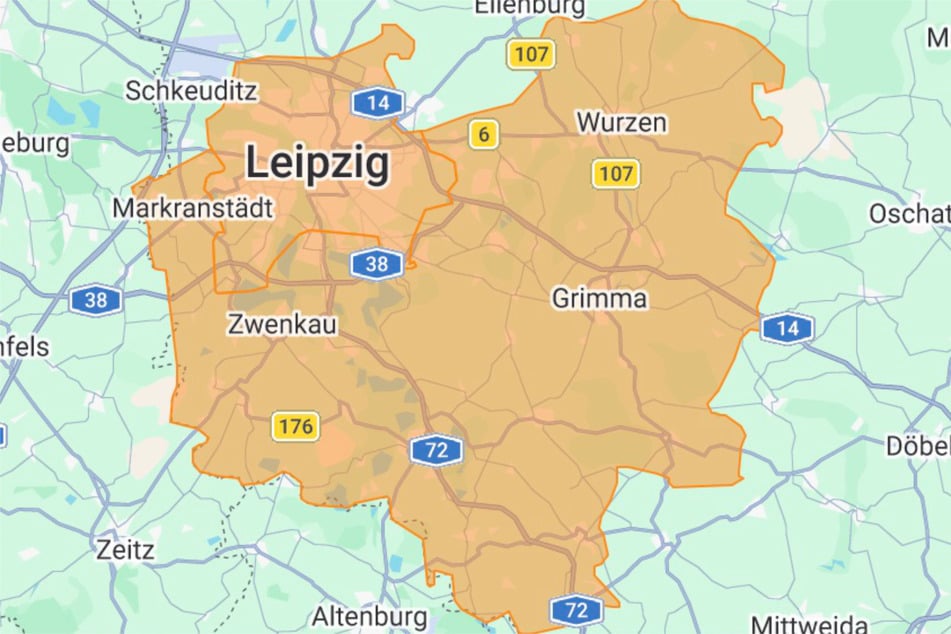 Die Warnung gilt für ein großflächiges Gebiet.