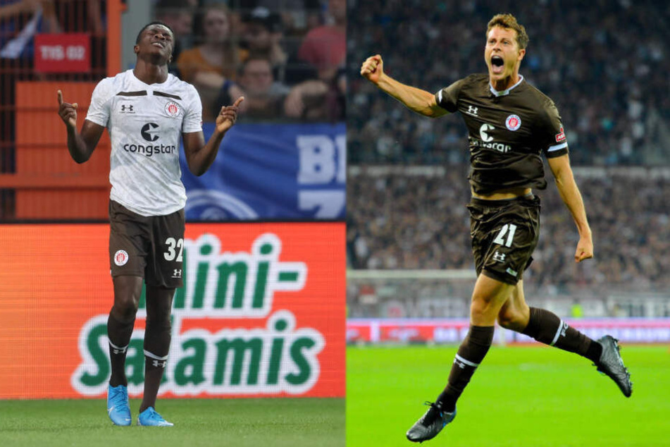 Christian Conteh (links) und James Lawrence fallen verletzt aus.