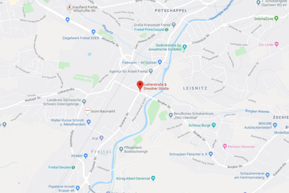 Der Unfall geschah direkt in der Stadtmitte.
