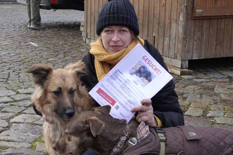 Susann Liedtke suchte unter anderem mit Flugblättern nach Lotta.