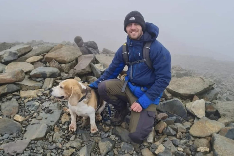 Kyle Sambrook (33) und sein Hund Bane waren in den schottischen Highlands tödlich verunglückt.