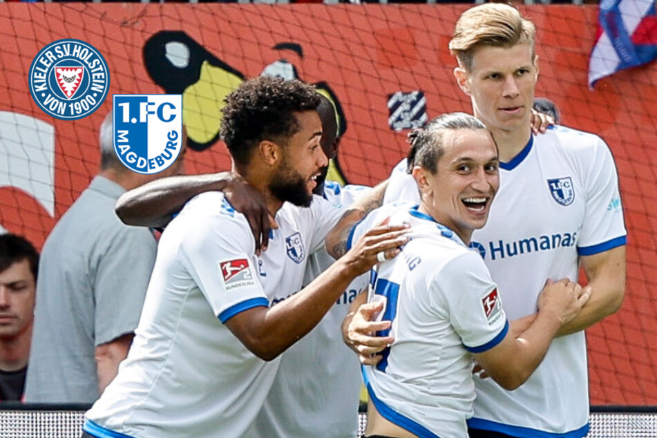 1. FC Magdeburg gibt 2:0-Führung in Kiel aus der Hand und gewinnt trotzdem!