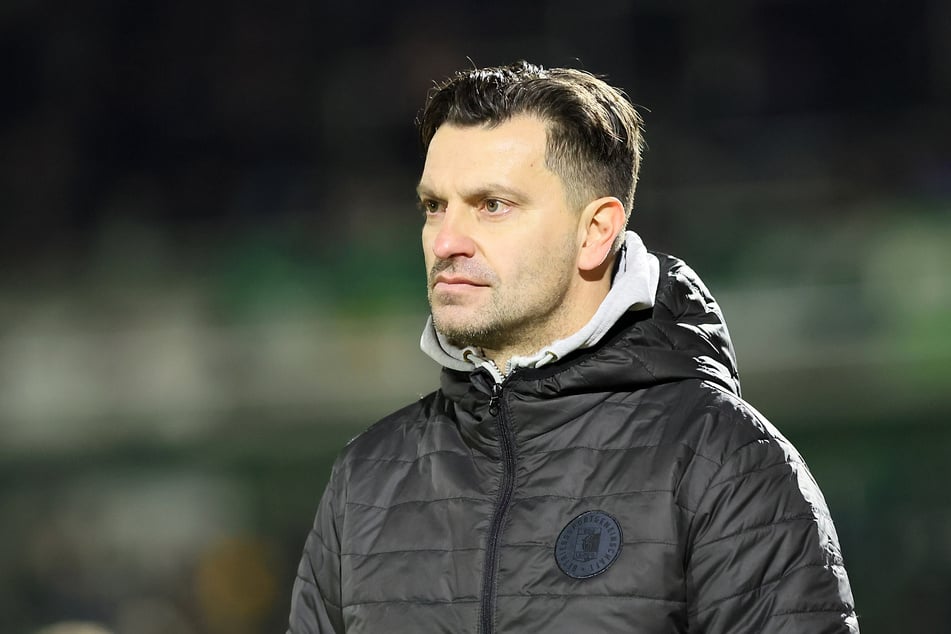 Chemie Leipzigs Trainer Miroslav Jagatic konnte mit dem Auftritt seines Teams nicht zufrieden sein.