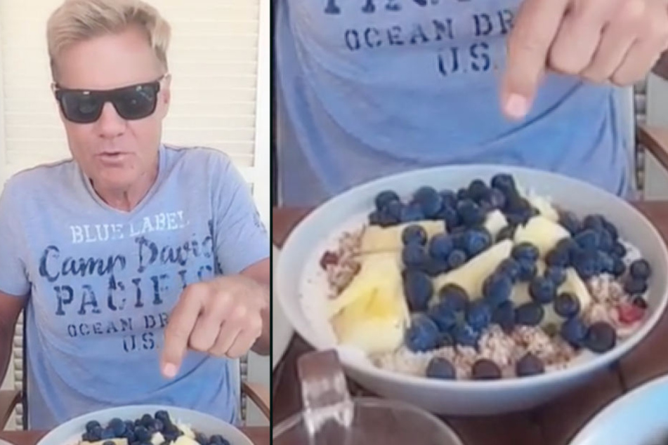 Bei Dieter gibt's jetzt jeden Morgen eine Müsli-Bowl.