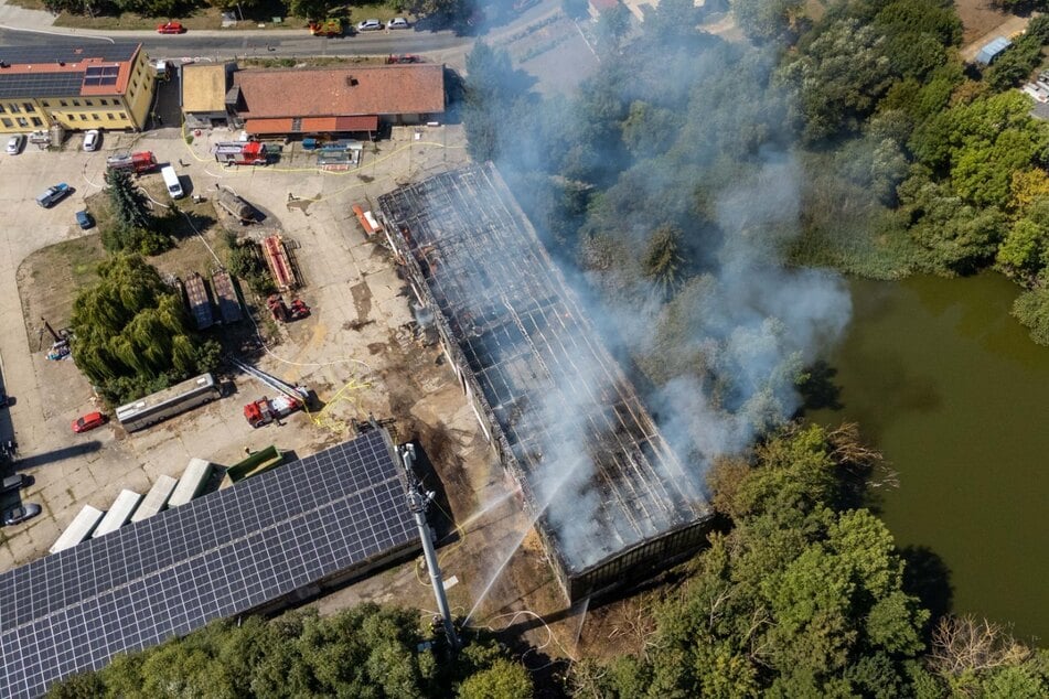 Bilder aus der Luft zeigen das Ausmaß der Zerstörung.