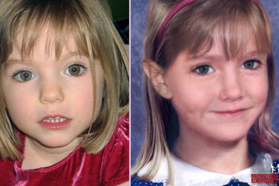 Bilder auf dem Fahndungsplakat nach Maddie. So könnte sie im Alter von 6 Jahren ausgesehen haben.
