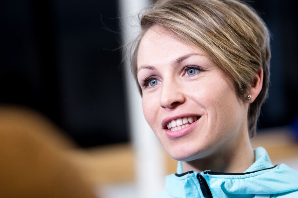 Magdalena Neuner ist mit einigen Aspekten nicht wirklich zufrieden.