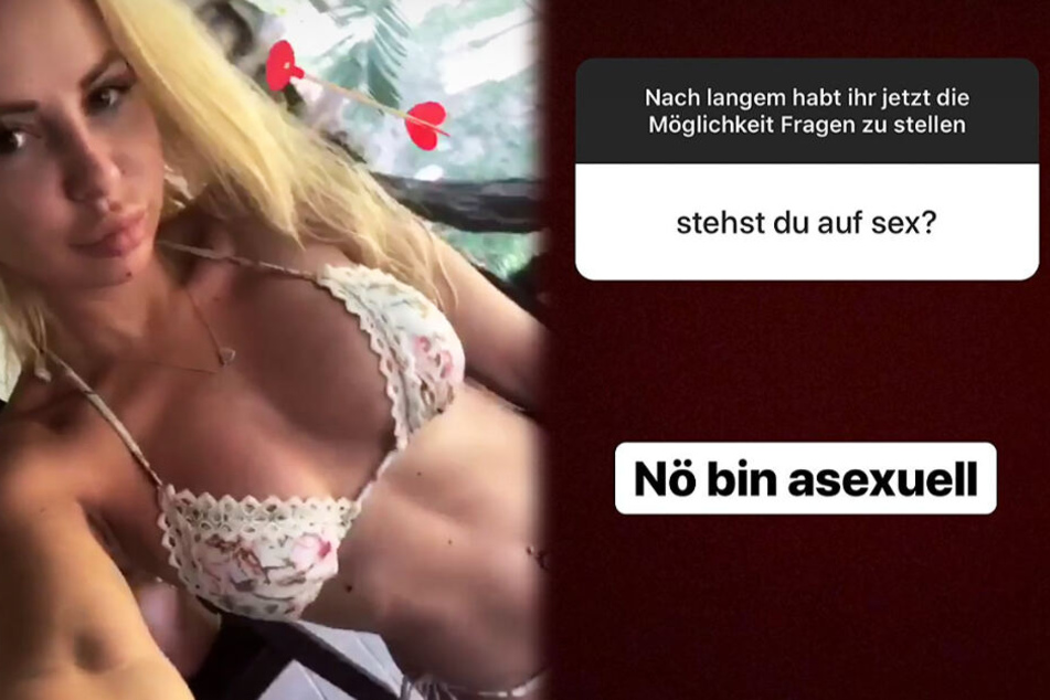Die Montage zeigt zwei Screenshots aus dem Instagram-Profil von Sabrina.