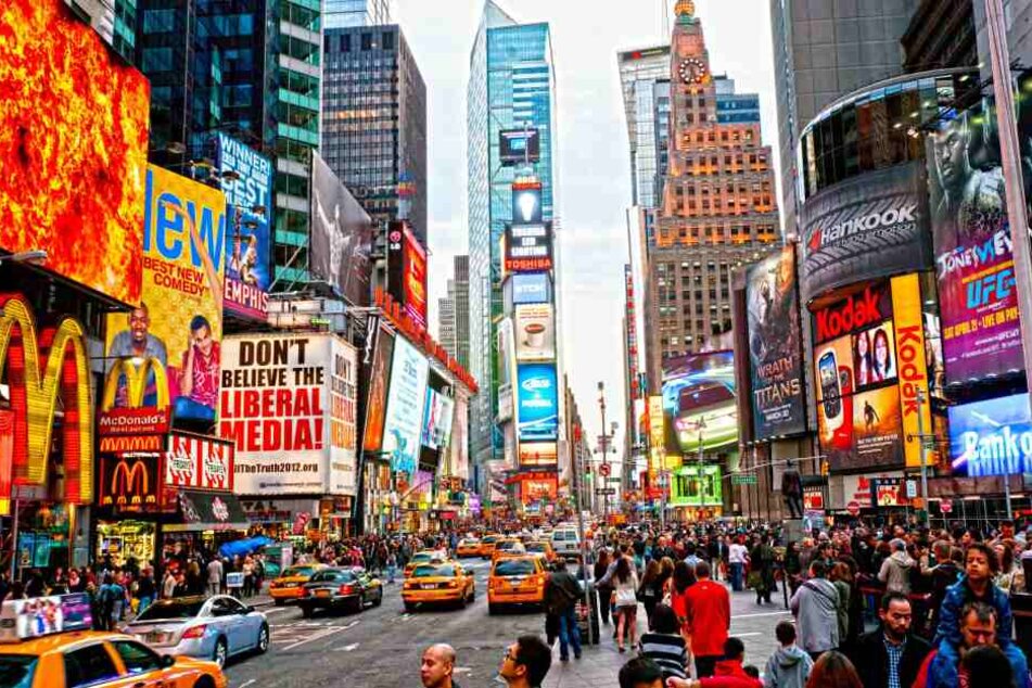 Der Times Square ist ein Besuchermagnet.
