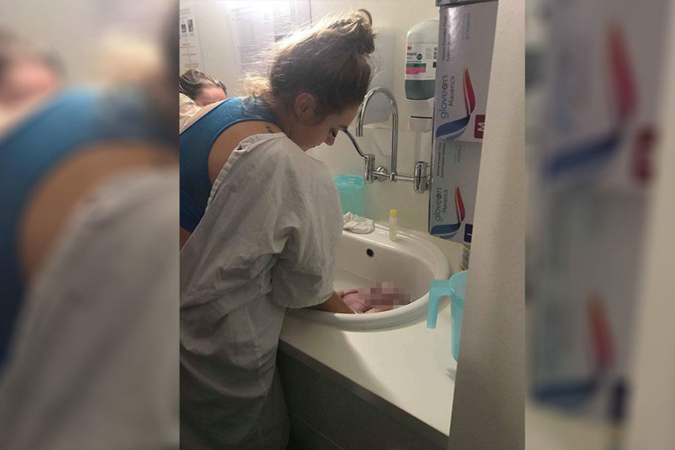 Die 20-Jährige durfte ihr totes Baby ein letztes Mal baden.