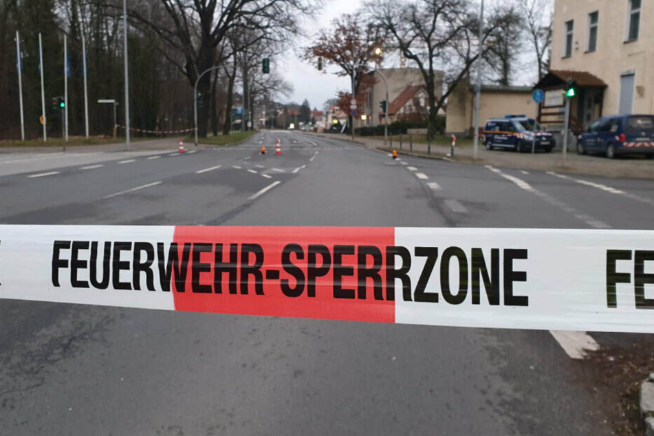 500-Kilo-Bombe in Stahnsdorf gefunden: Entschärfung dauert an