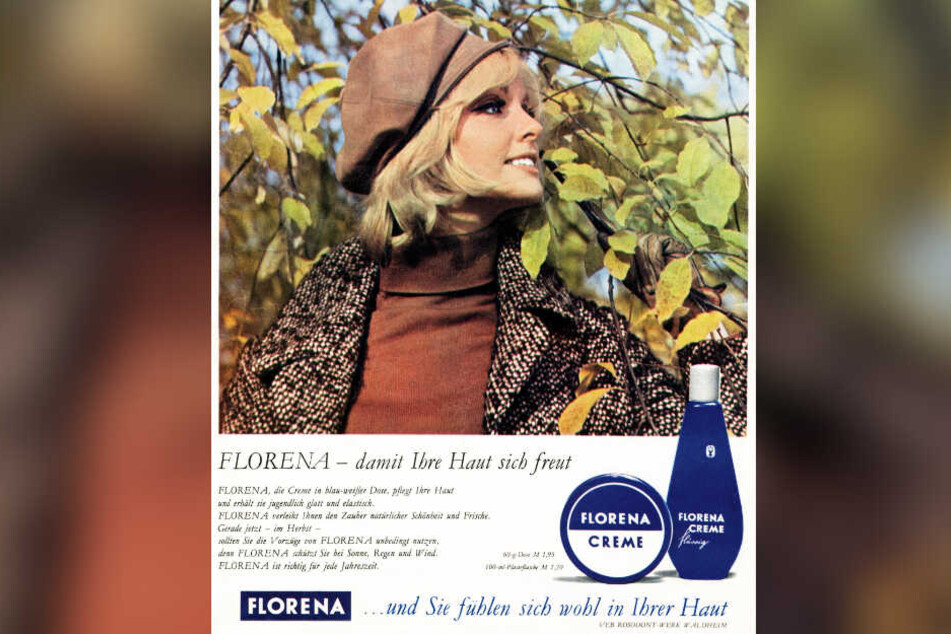 So warb Florena Waldheim 1970 für die Ost-Hautcreme schlechthin.