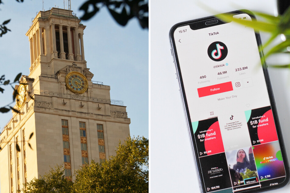 The University of Texas has banned TikTok use on the university's Wi-Fi network on campus.