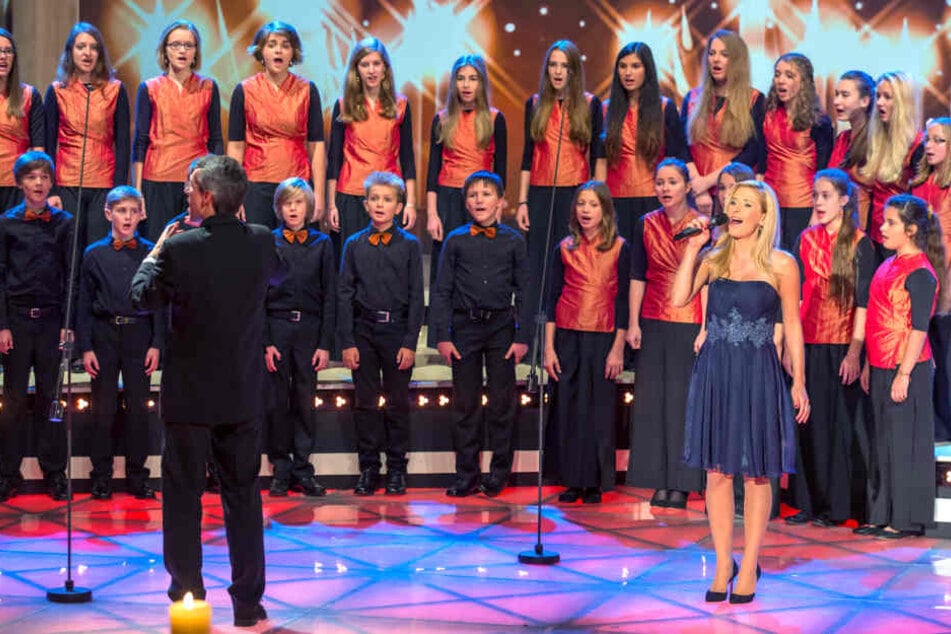 Auch mit Stefanie Hertel stand der MDR Kinderchor schon auf der Bühne.