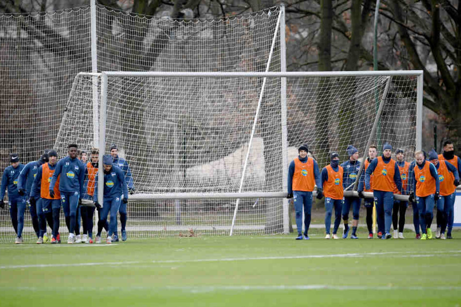 Geschlossenheit: Hertha BSC ist zurück aus der Winterpause.
