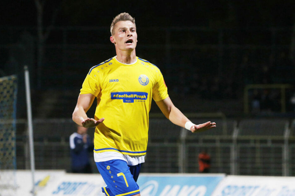 Matthias Steinborn traf in der 38. Minute zum 2:0. Sein sechstes Ligator, in den letzten fünf Pflichtpartien traf er immer. (Archivbild)