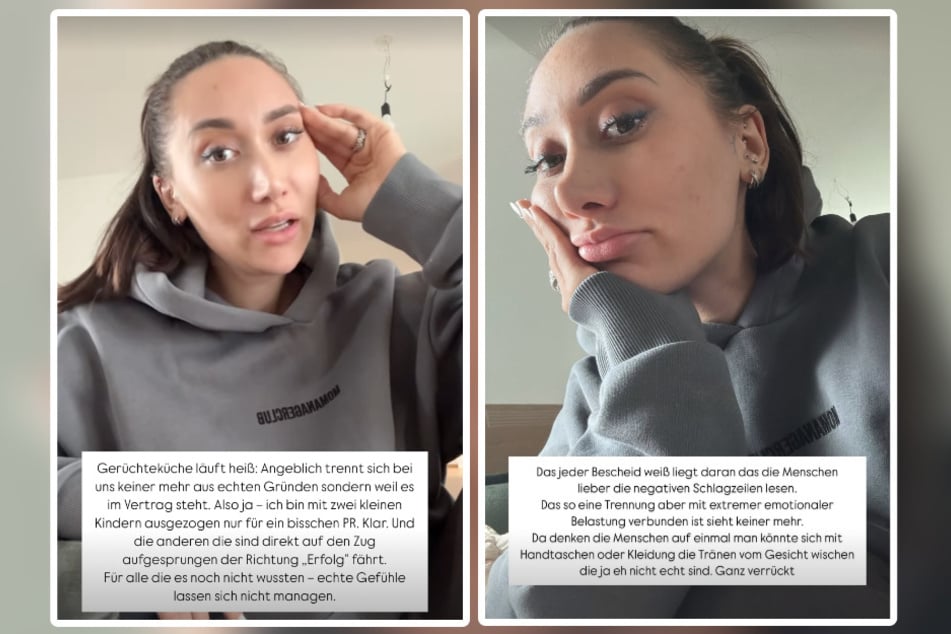 In ihrer Instagram-Story nimmt es Samira Yavuz (31) mit den Kritikern auf, die behaupten, dass die Trennung ein fieser Fake sei.
