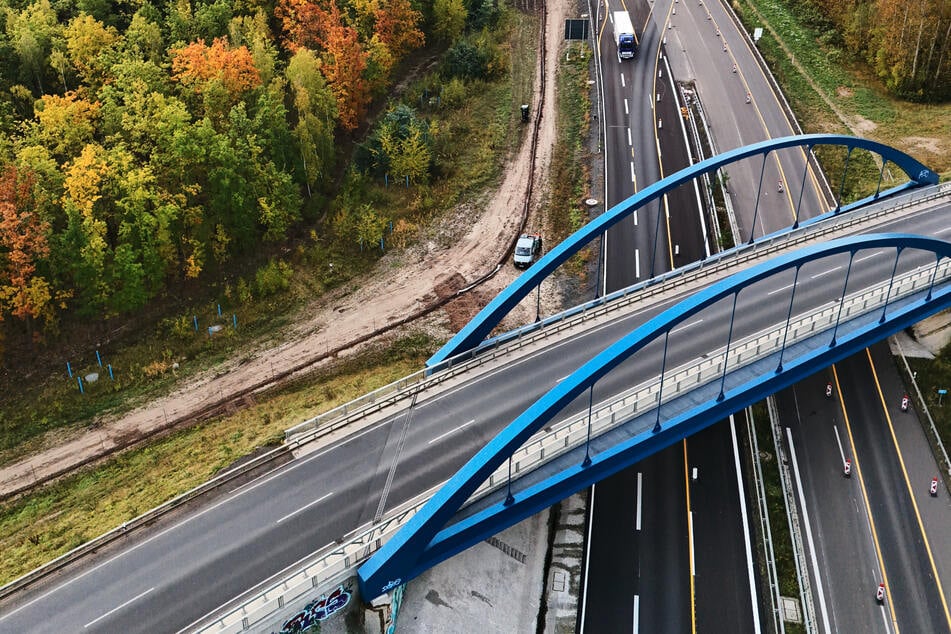 Dauerbaustelle A72: Eine Seite der Autobahn zwischen Leipzig und Chemnitz ist endlich fertig