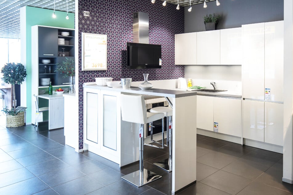 Berlin'deki mutfak mağazası, özel mutfakları %70'e varan indirimlerle satıyor